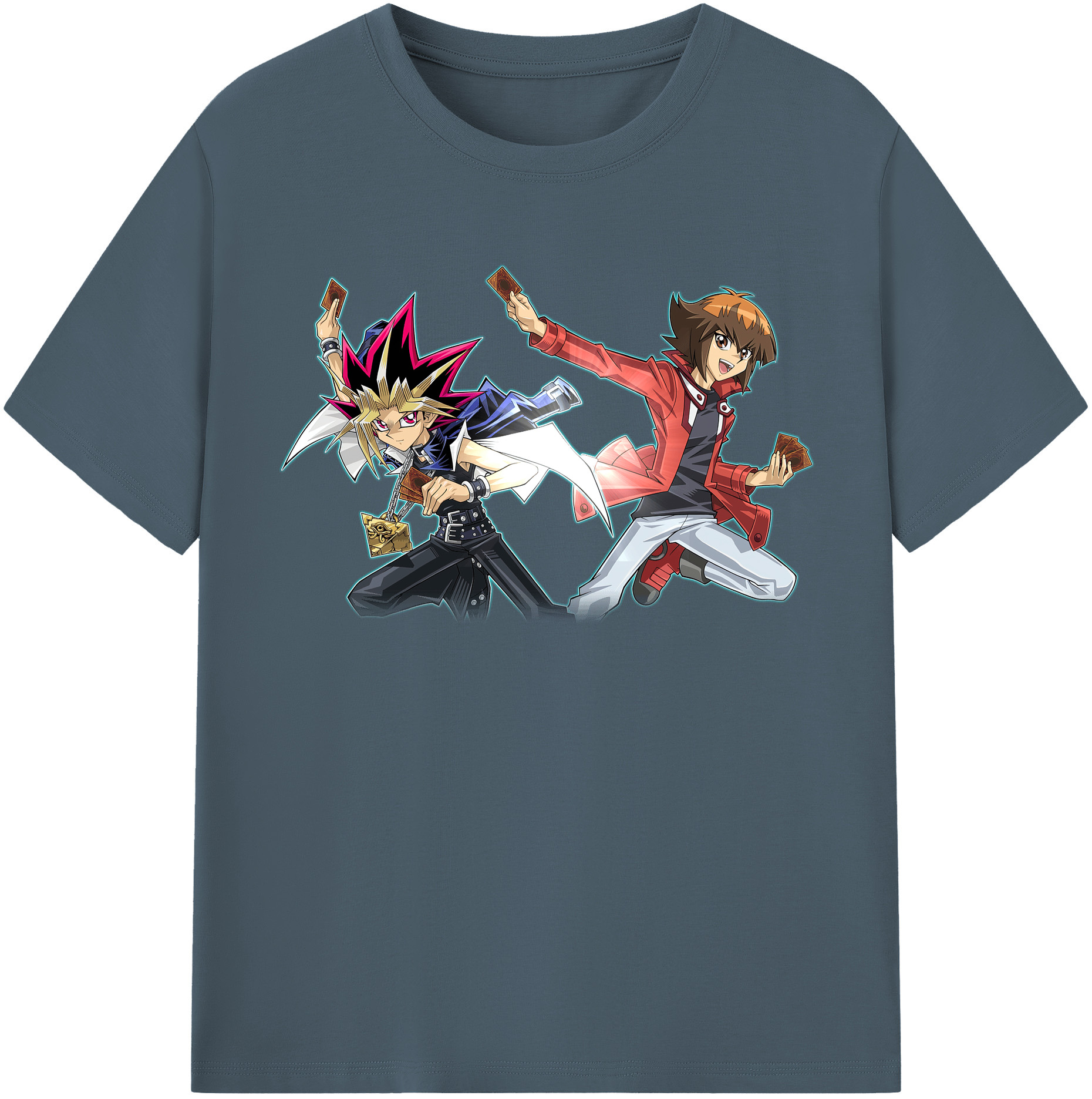 （画像用） 遊☆戯☆王 Yu-Gi-Oh! 綿100％半袖Tシャツ（フロントプリント）
